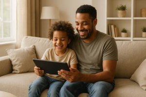 Pais acreditam que a tecnologia transformou a paternidade, aponta pesquisa da Stefanini