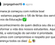 Prefeito Jorge Galvão garante pagamento do 1/6 de férias a servidores da Educação de Jundiá