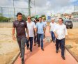 Complexo poliesportivo do Parque Ceci Cunha, em Arapiraca, será inaugurado com Bello Soares e Falcão, os Reis do Futevôlei e Futsal