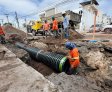 Seminfra substitui tubulação da região central, que ameaçava colapsar